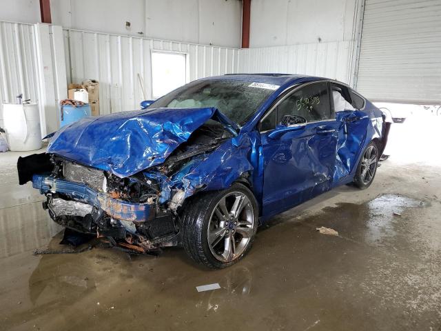 Lot #2470758834 2017 FORD FUSION SPO salvage car