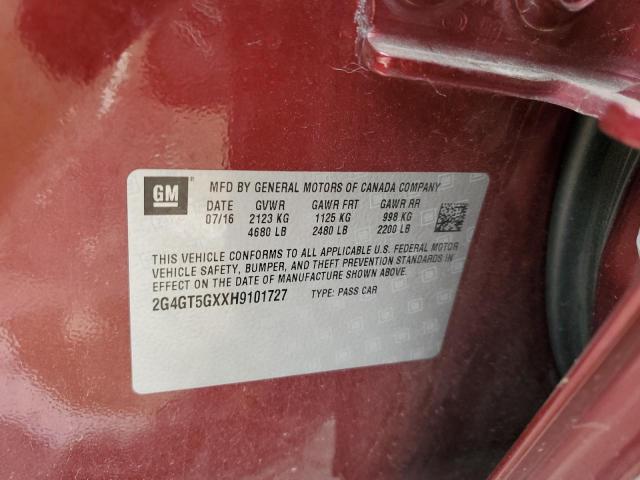 2017 BUICK REGAL GS - 2G4GT5GXXH9101727