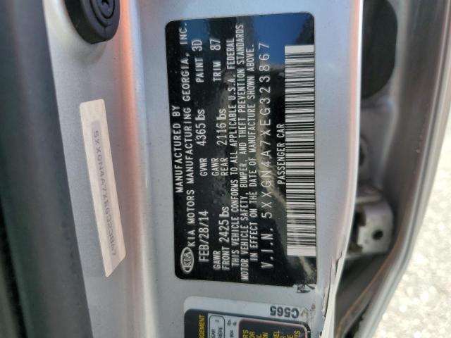 5XXGN4A7XEG323867 KIA OPTIMA EX