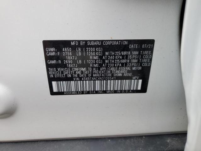 4S4BTANC4N3120541 Subaru Outback Limited