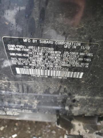 2019 SUBARU FORESTER S - JF2SKAPC3KH465404