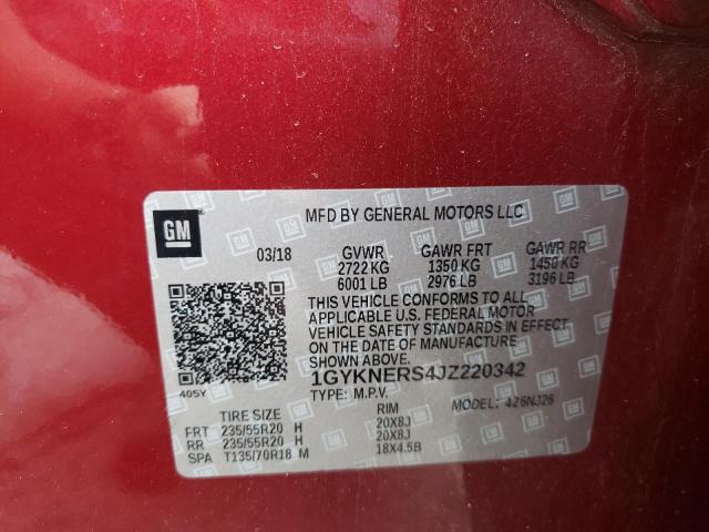 2018 CADILLAC 2DRCONV - 1GYKNERS4JZ220342