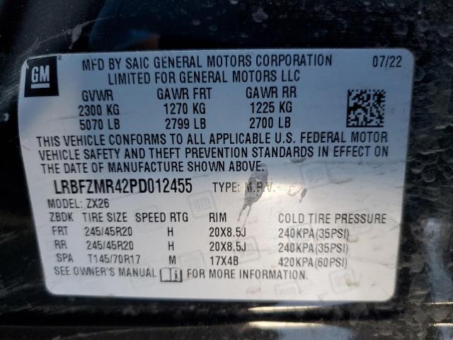 LRBFZMR42PD012455 Buick Envision Preferred
