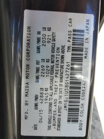 JM1GJ1U58G1427261 Mazda 6 SPORT
