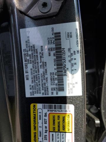 3FA6P0G75LR113574 Ford FUSION S