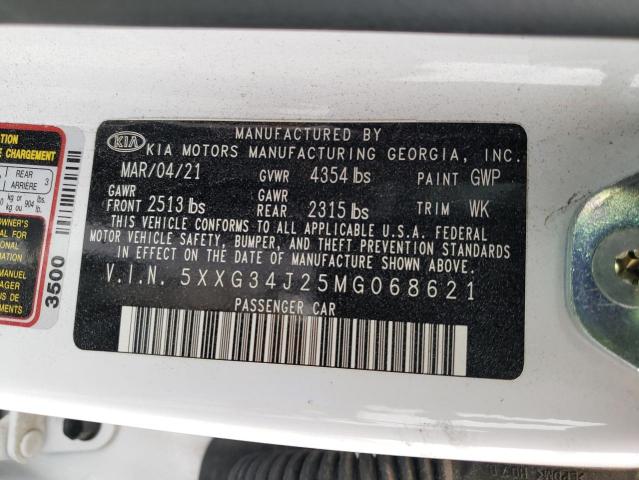5XXG34J25MG068621 KIA K5 EX