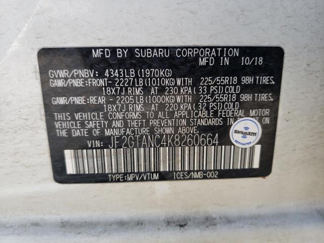 JF2GTANC4K8260664 Subaru Crosstrek Limited