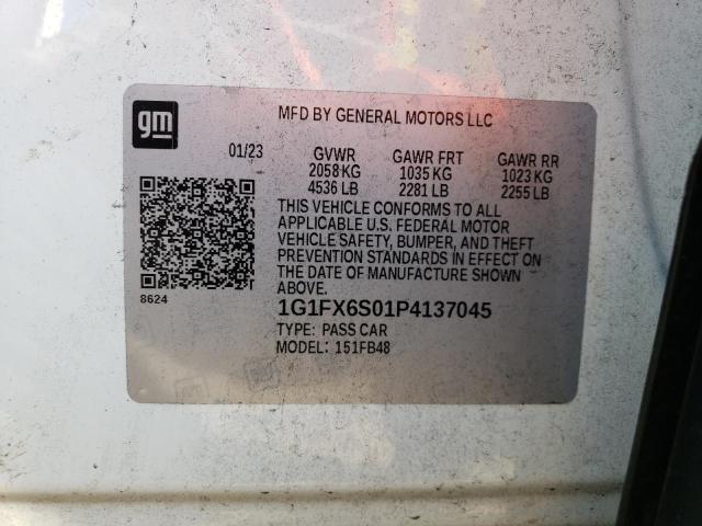 2023 CHEVROLET BOLT EV 2L - 1G1FX6S01P4137045