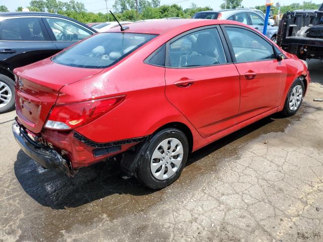  HYUNDAI ACCENT 2017 Червоний
