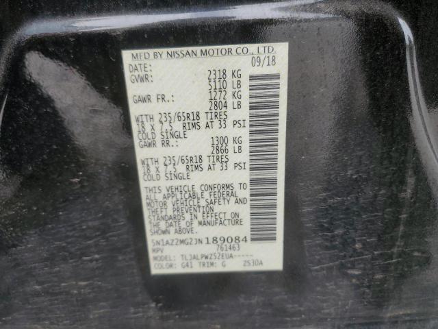 5N1AZ2MG2JN189084 Nissan MURANO S