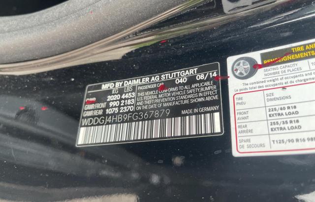2015 MERCEDES-BENZ C 250 - WDDGJ4HB9FG367879