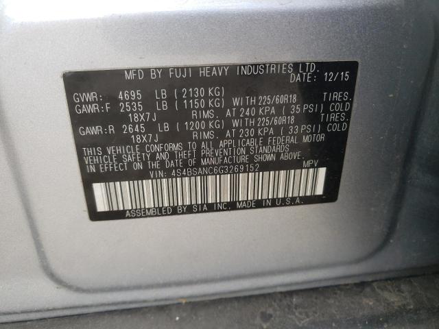 4S4BSANC6G3269152 Subaru Outback 2.5i Limited