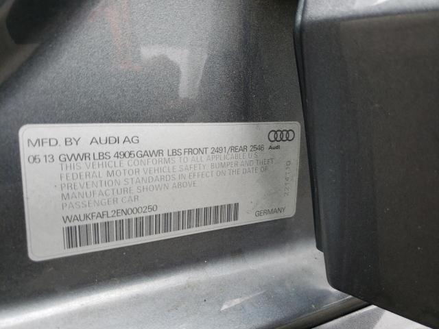 VIN WAUKFAFL2EN000250 2014 Audi A4, Prestige no.12