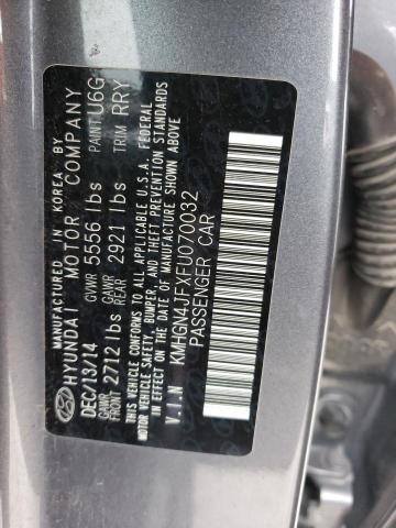 2015 HYUNDAI GENESIS - KMHGN4JFXFU070032
