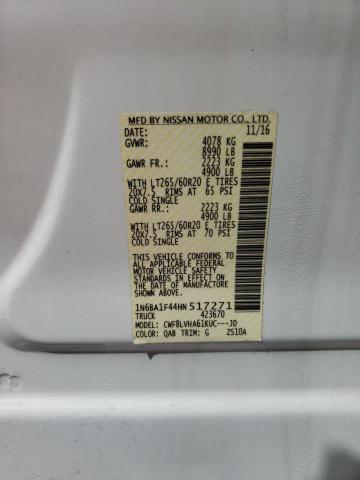 1N6BA1F44HN517271 Nissan Titan Xd Sl