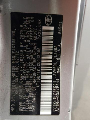 2020 TOYOTA CAMRY HYBR - 4T1BD1FK5CU015906