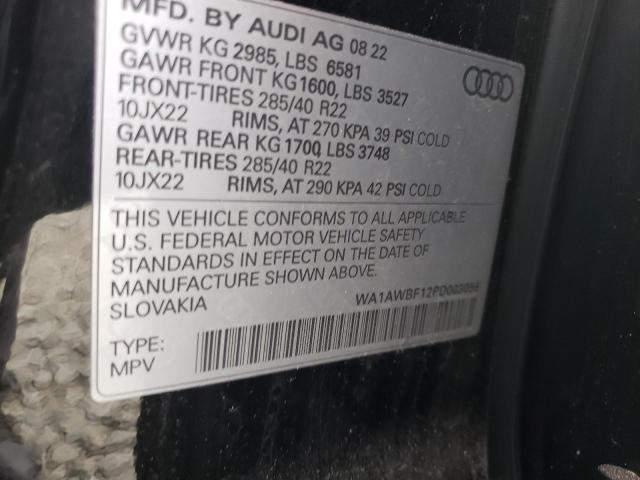 2023 AUDI SQ8 PREMIU - WA1AWBF12PD003056
