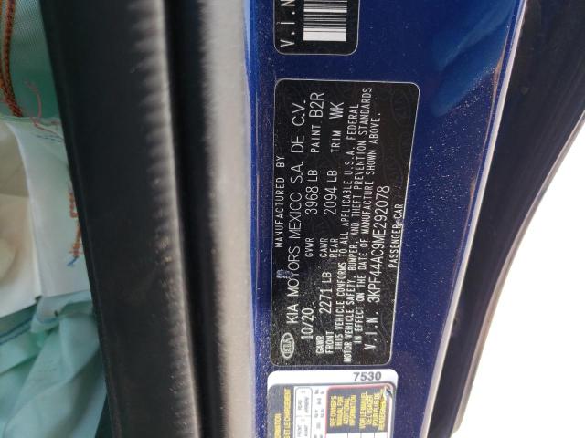 3KPF44AC9ME292078 KIA FORTE GT
