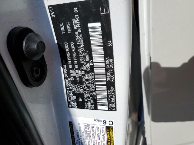 2018 TOYOTA 4 RUNNER - JTEBU5JRXJ5500321