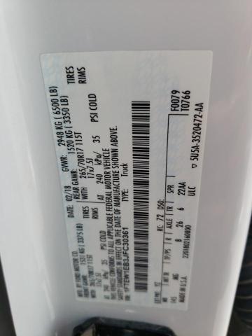 1FTEW1EB3JFC30361 Ford F150 Supercrew
