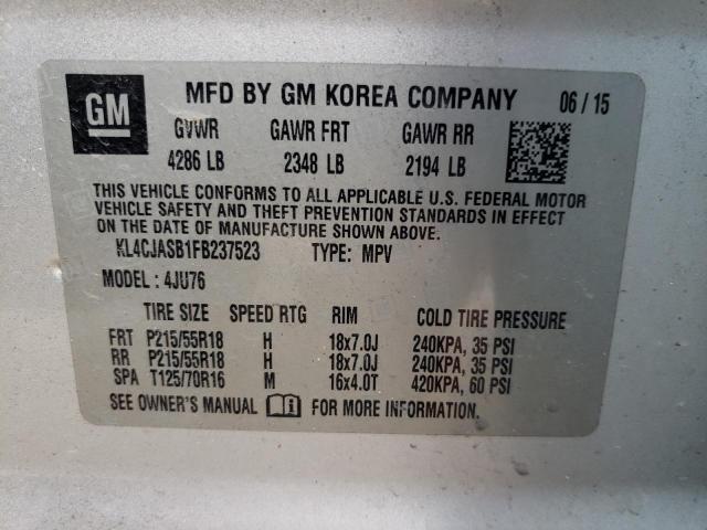 KL4CJASB1FB237523 Buick Encore