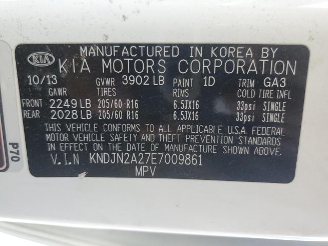 KNDJN2A27E7009861 KIA Soul