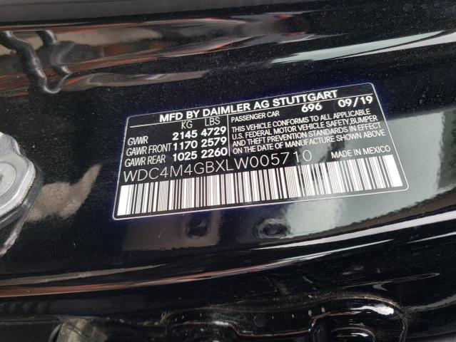 WDC4M4GBXLW005710 Mercedes-Benz GLB 250