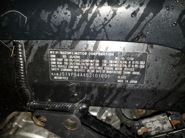 2005 SUZUKI DL650 K - JS1VP54A452101601