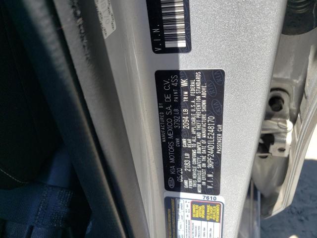 3KPF24AD1LE248170 KIA FORTE FE