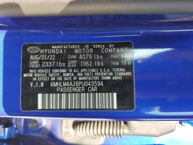 2023 HYUNDAI ELANTRA BL - KMHLM4AJ6PU043594