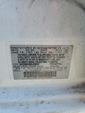 3N1CN8DV6NL832832 Nissan VERSA S