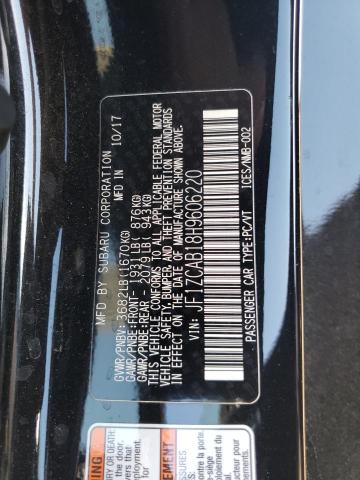 JF1ZCAB18H9606220 Subaru Brz 2.0 Premium