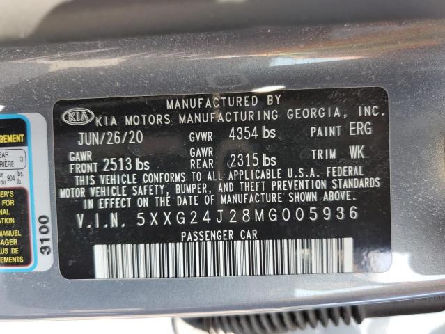 5XXG24J28MG005936 KIA K5 LX