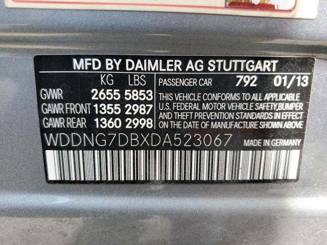 VIN WDDNG7DBXDA523067 2013 Mercedes-Benz S-Class, 550 no.12