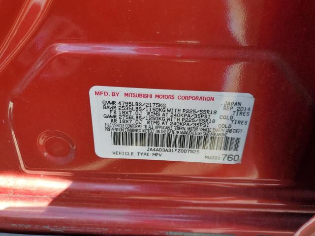JA4AD3A31FZ007525 Mitsubishi Outlander Se