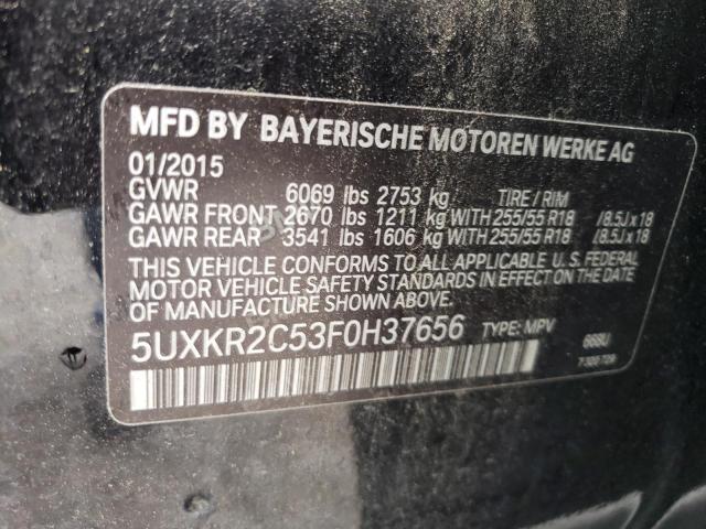 2015 BMW X5 SDRIVE3 - 5UXKR2C53F0H37656