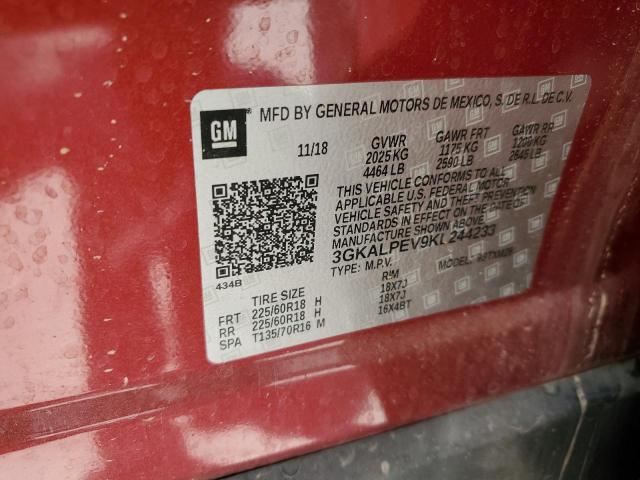 3GKALPEV9KL244233 GMC Terrain Slt