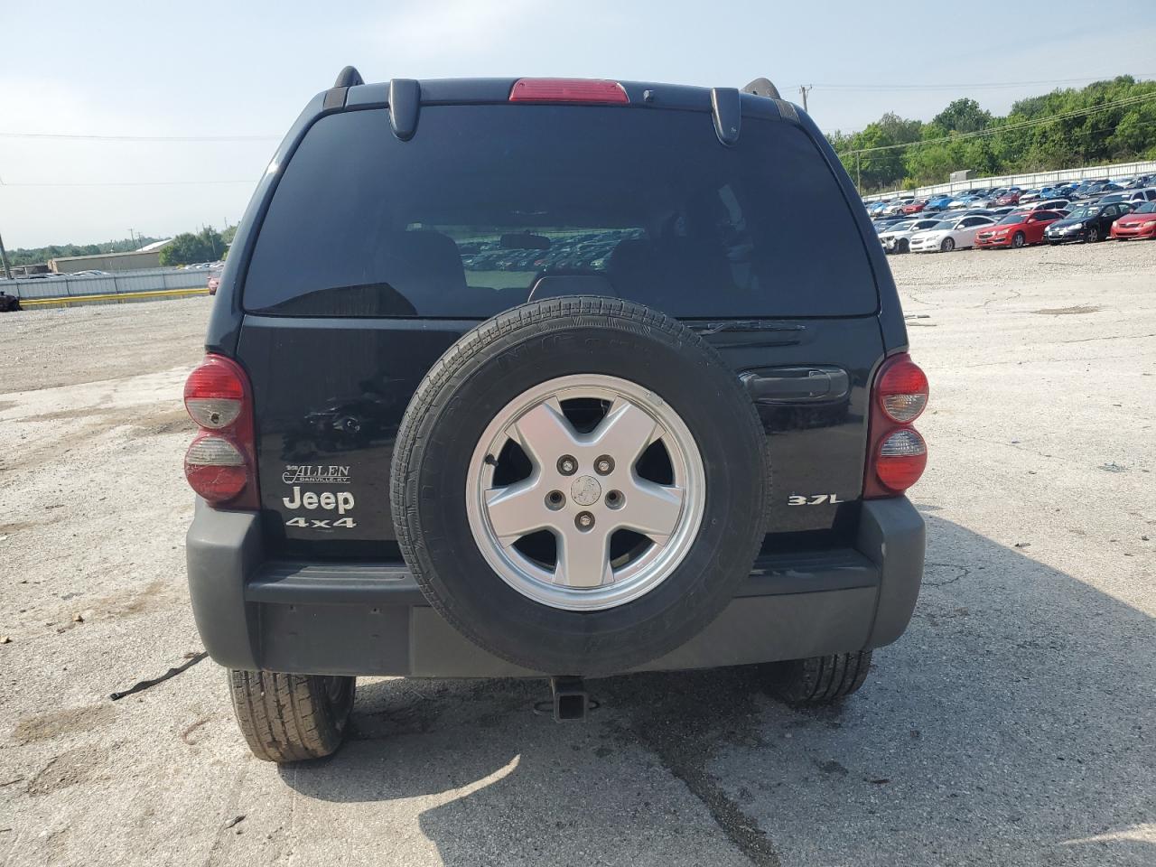 2007 JEEP LIBERTY SPORT BLACK 1J4GL48K37W522996