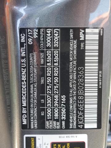 4JGDF6EE8JB028363 Mercedes-Benz Gls 450 4matic