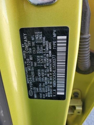 2020 HYUNDAI KONA ULTIM - KM8K5CA54LU568377