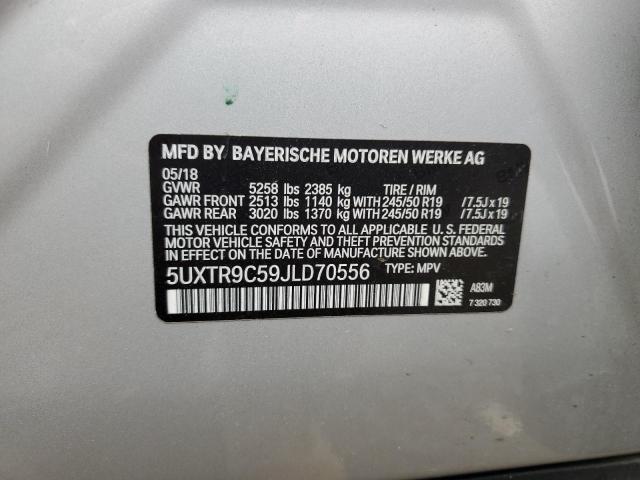 5UXTR9C59JLD70556 2018 BMW X3, photo no. 13