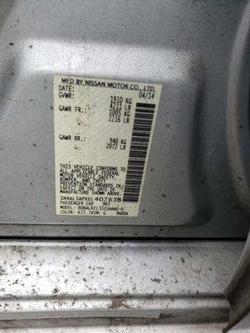 1N4AL3APXEC407618 Nissan ALTIMA 2.5