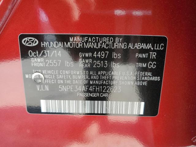 2015 HYUNDAI SONATA SPO - 5NPE34AF4FH122623