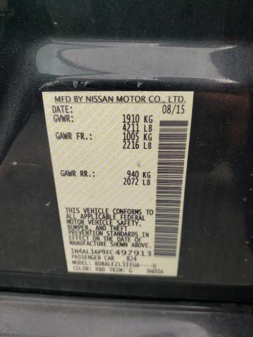 1N4AL3AP9FC497913 Nissan ALTIMA 2.5