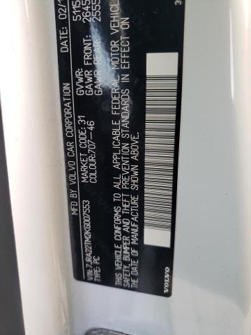2019 VOLVO S60 T6 R-D - 7JRA22TM2KG007553