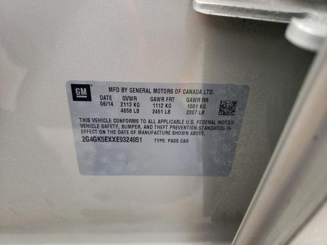 2G4GK5EXXE9324951 Buick Regal
