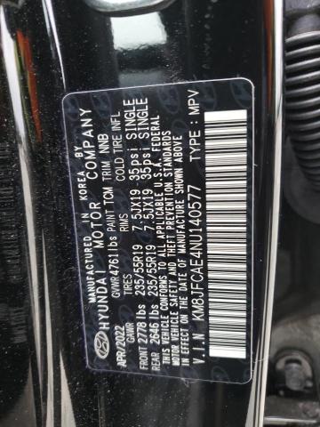 2022 HYUNDAI TUCSON N L KM8JFCAE4NU140577