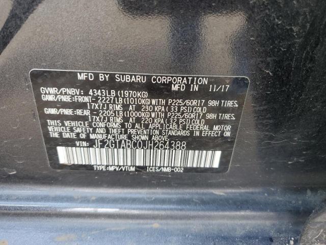 JF2GTABC0JH264388 Subaru Crosstrek Premium
