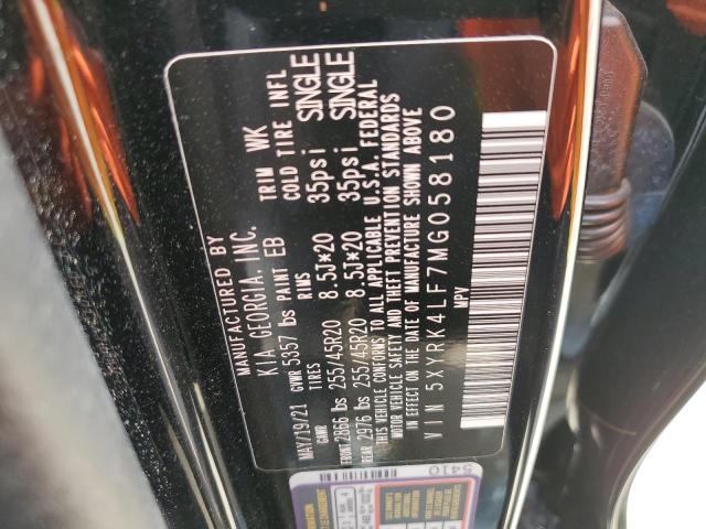 5XYRK4LF7MG058180 KIA SORENTO SX