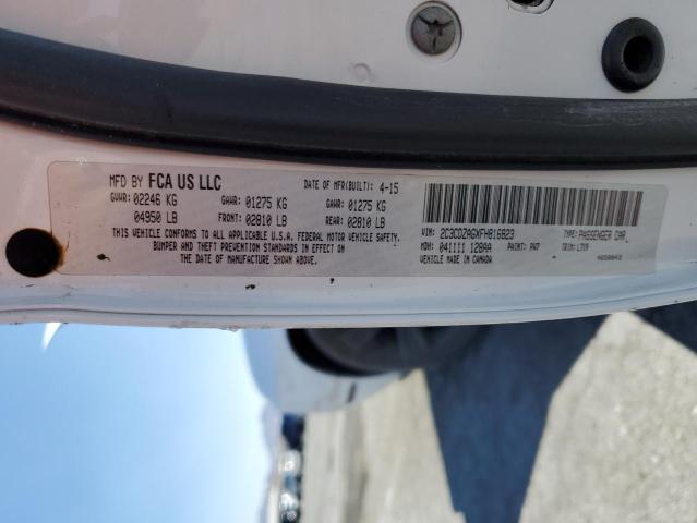 2C3CDZAGXFH816823 Dodge Challenger Sxt